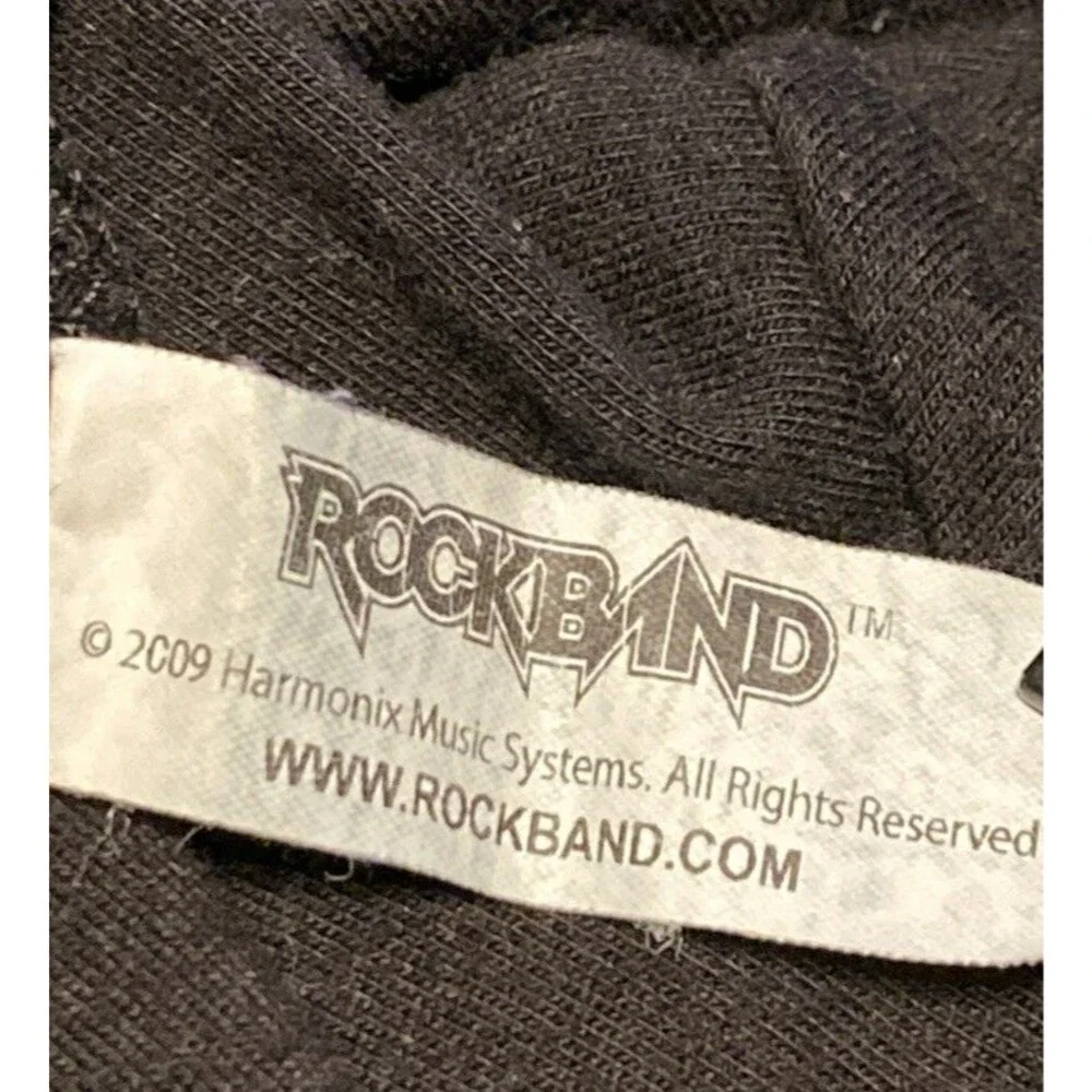 Rock Band Rare T-Shirt Kids Youth XS Black Logo Graphic Band Tee Serious Skills
